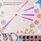 5 Pieces Bead Reamer for Jewelry Making, Bead Spinner Hole Enlarger Tool for Glass Plastic Metal Wood Beads, Remove Burrs, Enlarge Holes, Smooth Edges